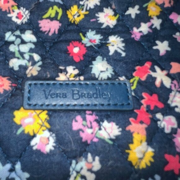 Vera Bradley XL Zippered Tote‎ Bag Padded Laptop Floral Double Pockets 22X14X7 - Picture 9 of 9